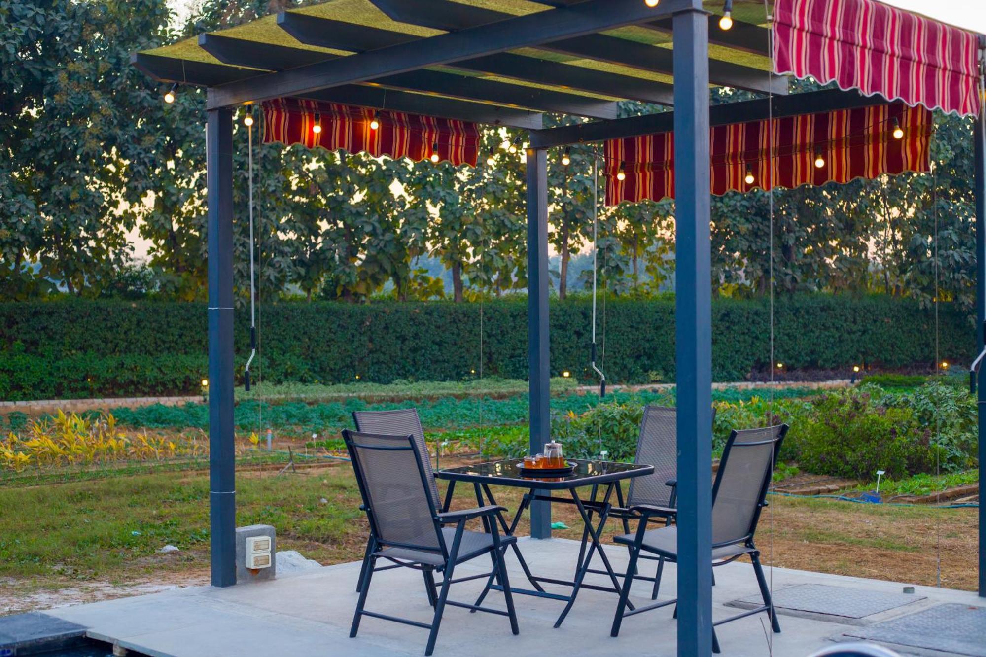 Elivaas Hidden Oasis 4Bhk With Pool, Mud House & Container House Βίλα Dhauj Εξωτερικό φωτογραφία