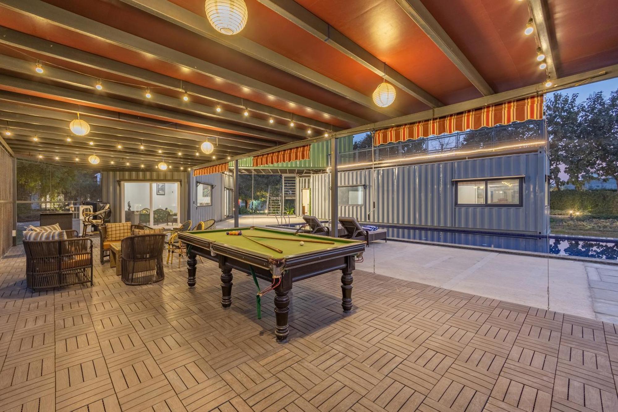 Elivaas Hidden Oasis 4Bhk With Pool, Mud House & Container House Βίλα Dhauj Εξωτερικό φωτογραφία