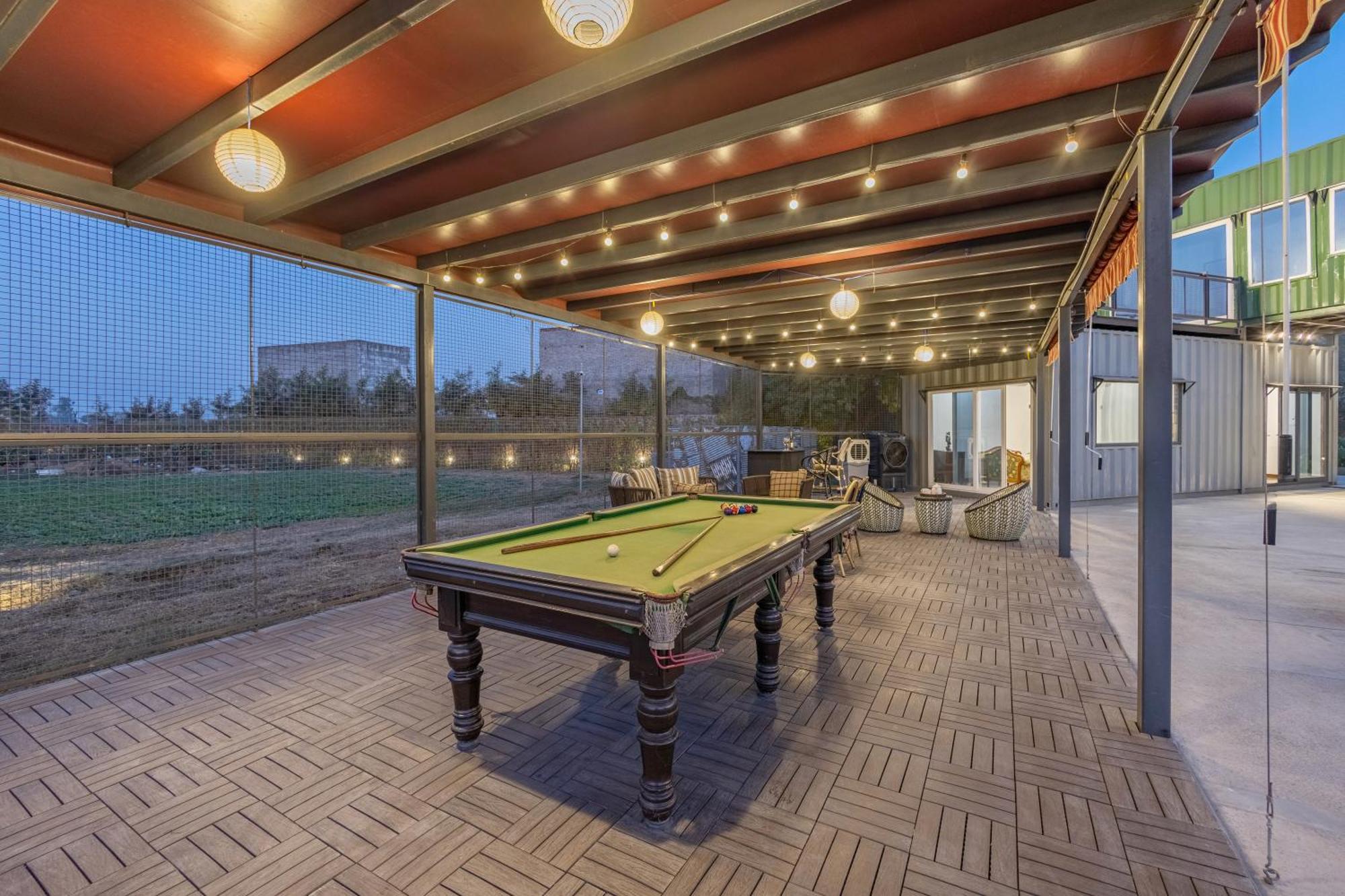 Elivaas Hidden Oasis 4Bhk With Pool, Mud House & Container House Βίλα Dhauj Εξωτερικό φωτογραφία